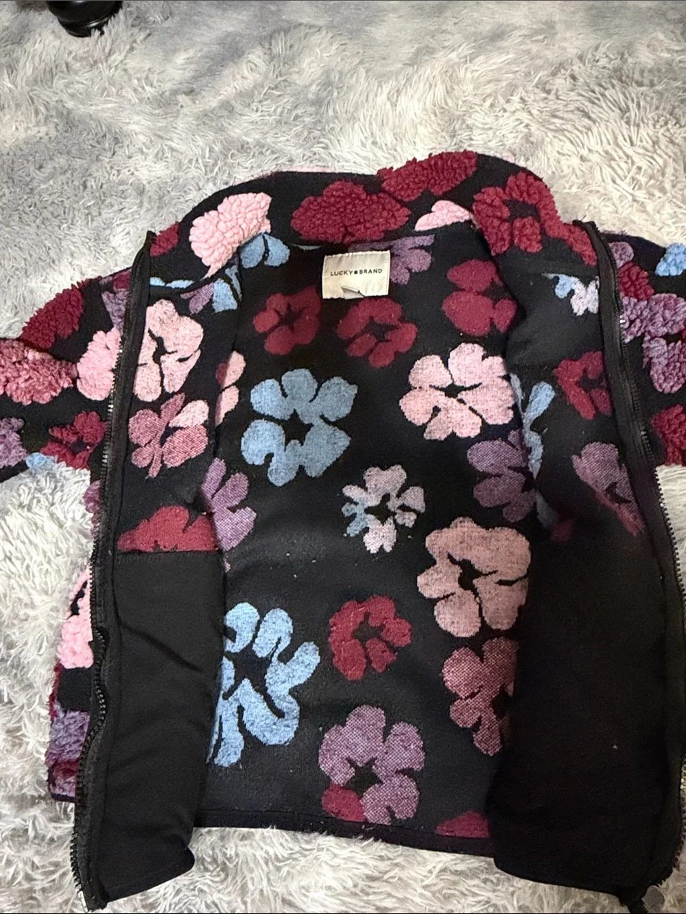 Girls Lucky Brand zip up jacket 🩷